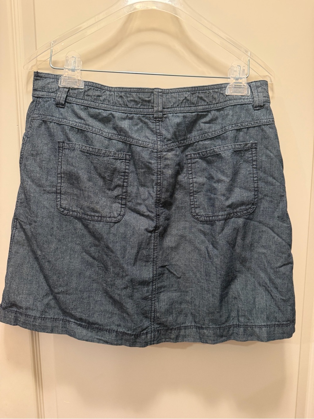 White Stag Dark Blue Denim Skirt - Picture 6 of 7